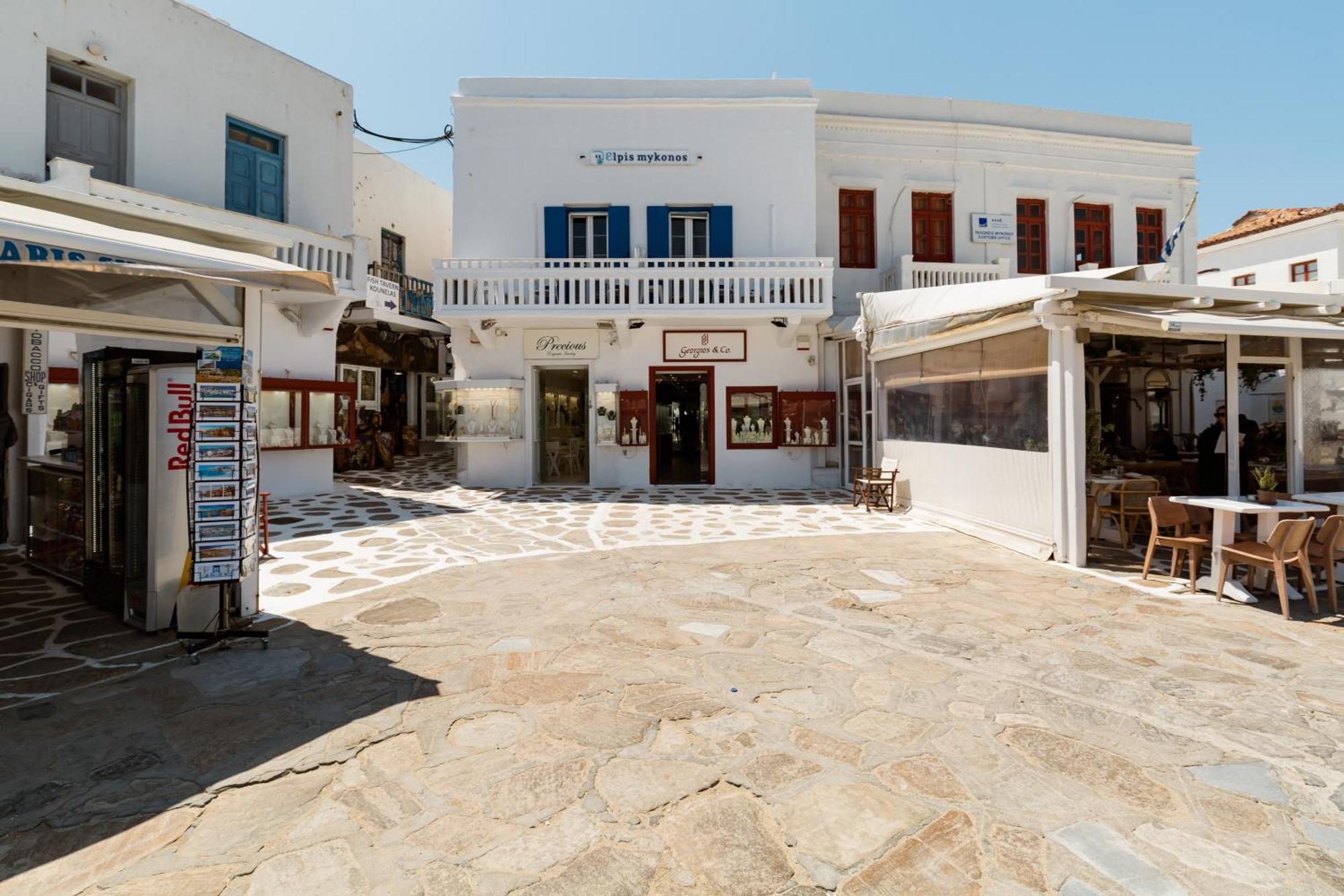 Elpis Mykonos Apartments - Mykonos Town Delos Port Eksteriør billede
