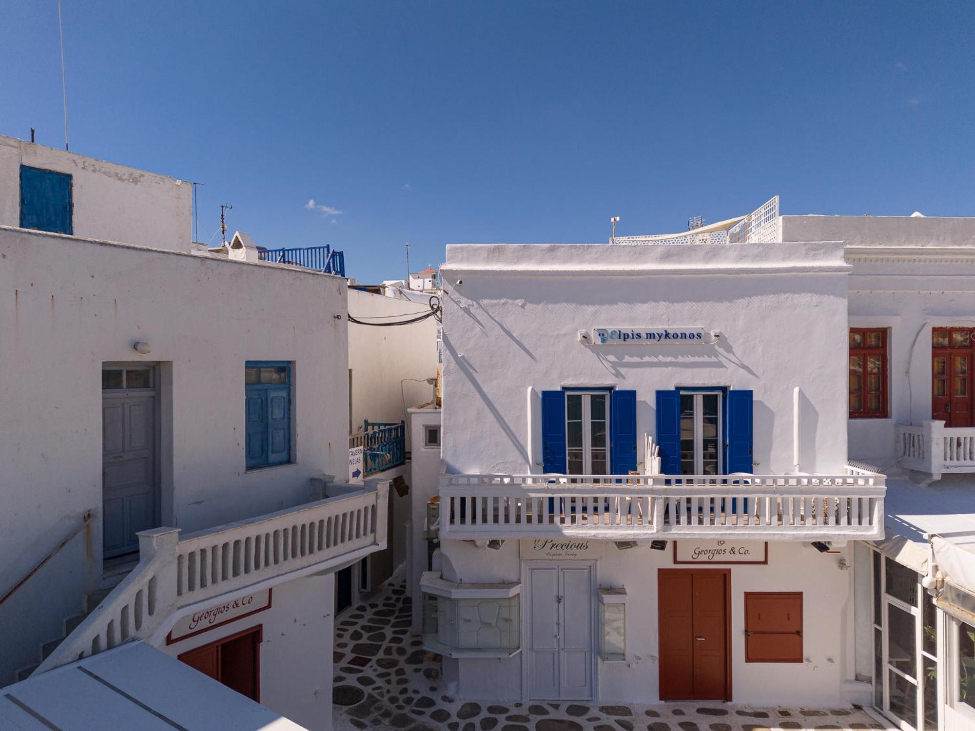 Elpis Mykonos Apartments - Mykonos Town Delos Port Eksteriør billede