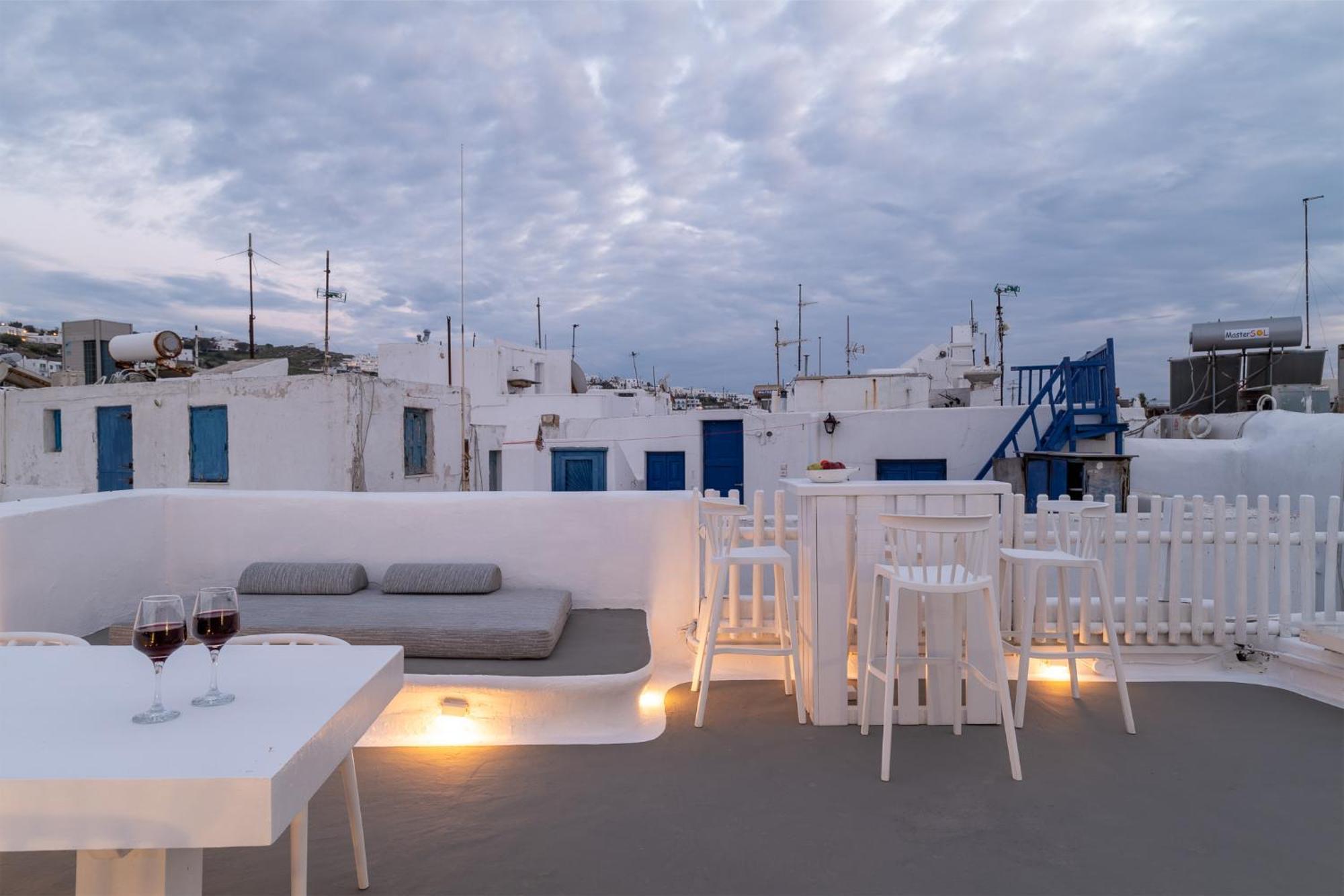 Elpis Mykonos Apartments - Mykonos Town Delos Port Eksteriør billede