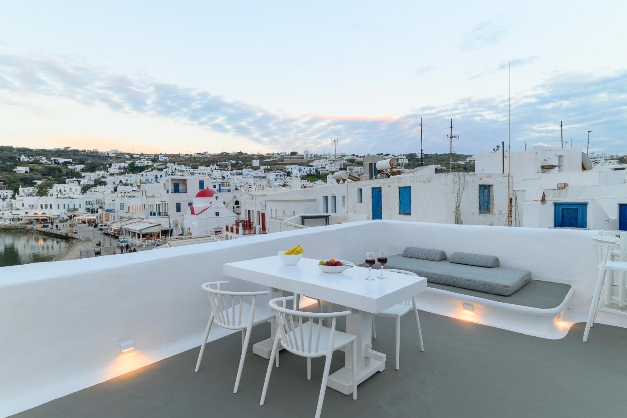 Elpis Mykonos Apartments - Mykonos Town Delos Port Eksteriør billede