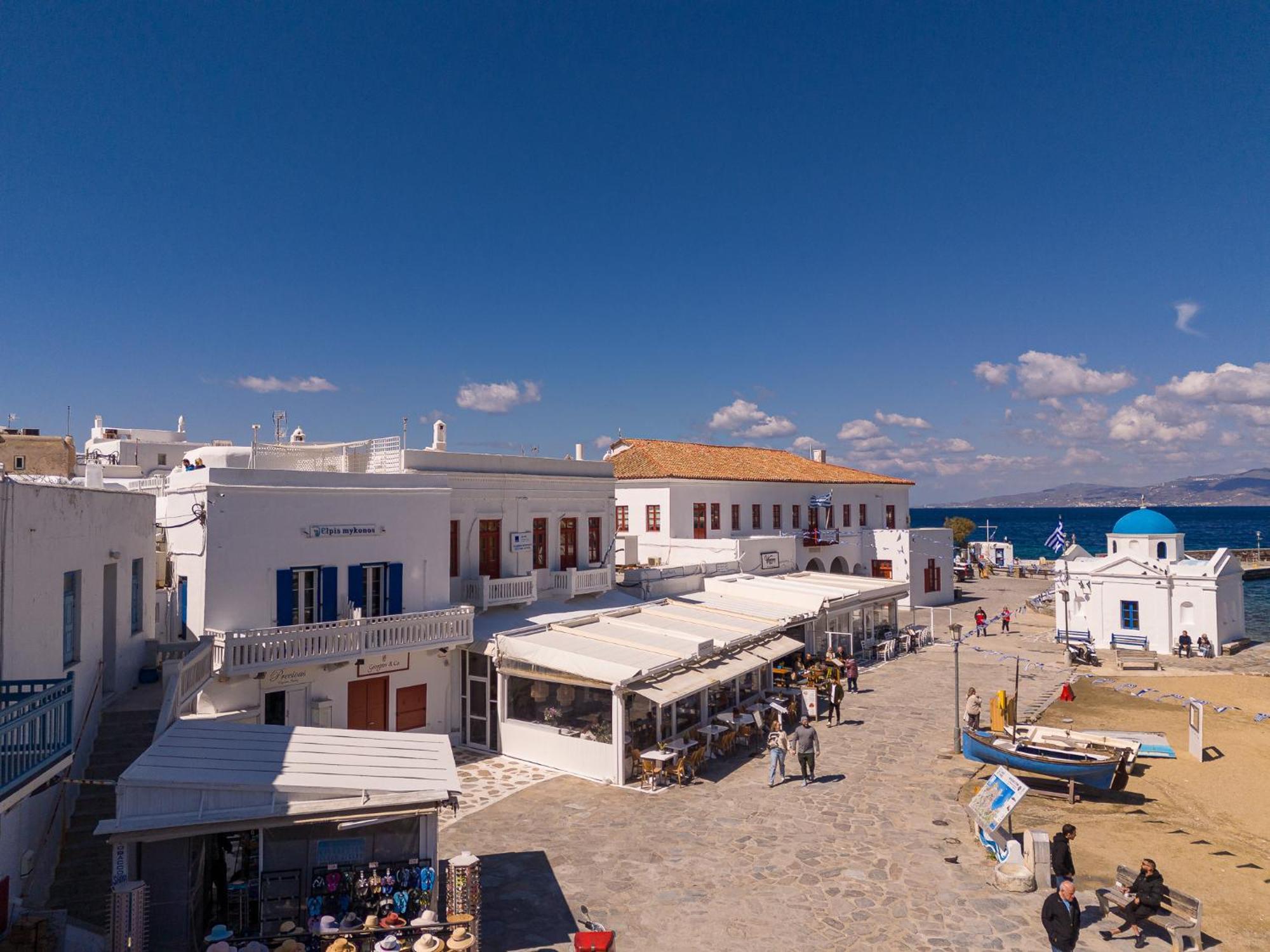 Elpis Mykonos Apartments - Mykonos Town Delos Port Eksteriør billede