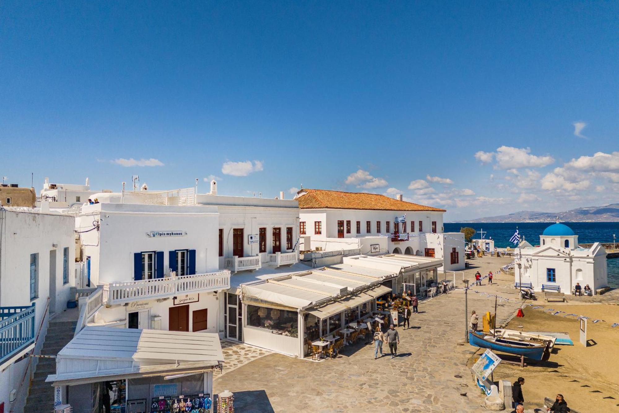 Elpis Mykonos Apartments - Mykonos Town Delos Port Eksteriør billede