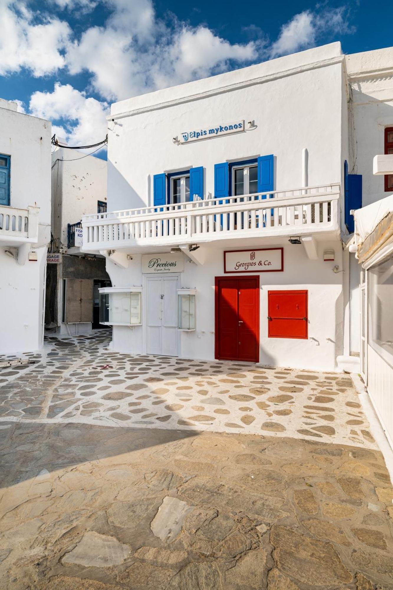 Elpis Mykonos Apartments - Mykonos Town Delos Port Eksteriør billede